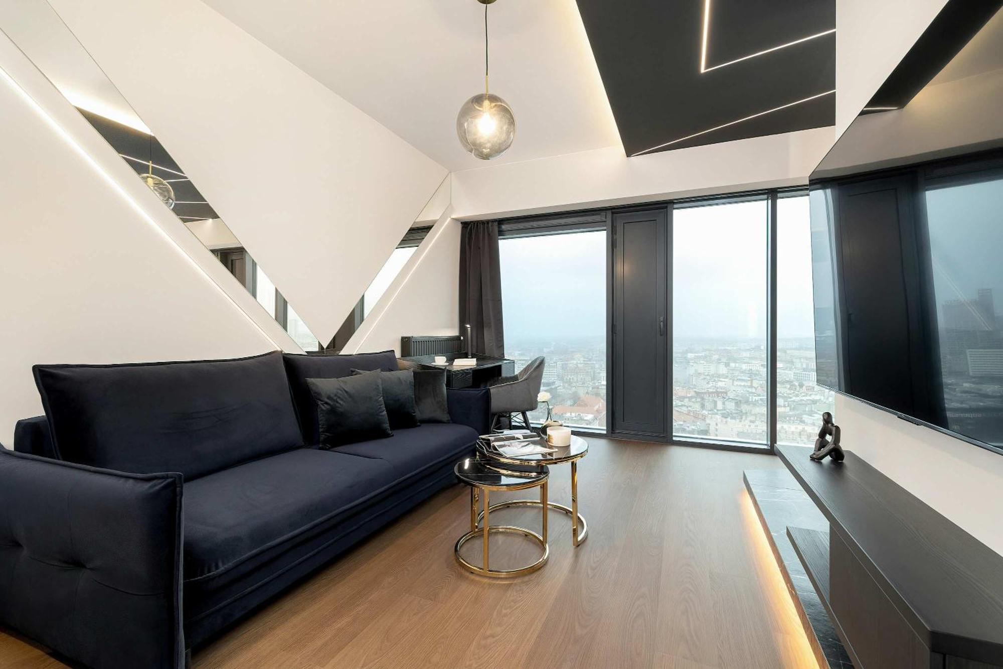 Apartment Luksusowe, Klimatyzowane W Centrum Katowic Z Pieknym Widokiem Na Miasto, Wanna Z Hydromasazem, Biurkiem I Parkingiem By Renters Prestige *